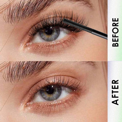 GAQQI Lash Cluster Glue, Lash Bond and Seal Waterproof, Bond & Seal Lash Glue for Eyelash Cluster, Lash Glue Black Long-Lasting 72H, Latex-Free（5ml+5ml）